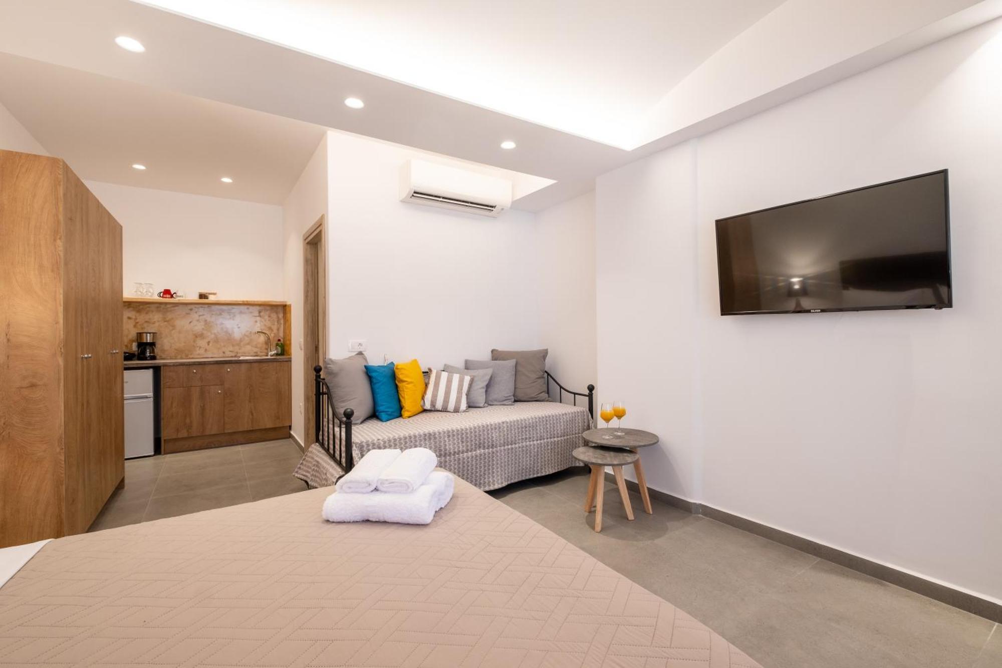 Sand Gem - Beach Apartments Периволос Экстерьер фото